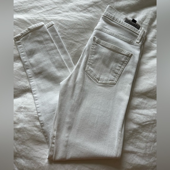 Citizens of Humanity White Rocket Crop Jeans Size 24 - Picture 2 of 3